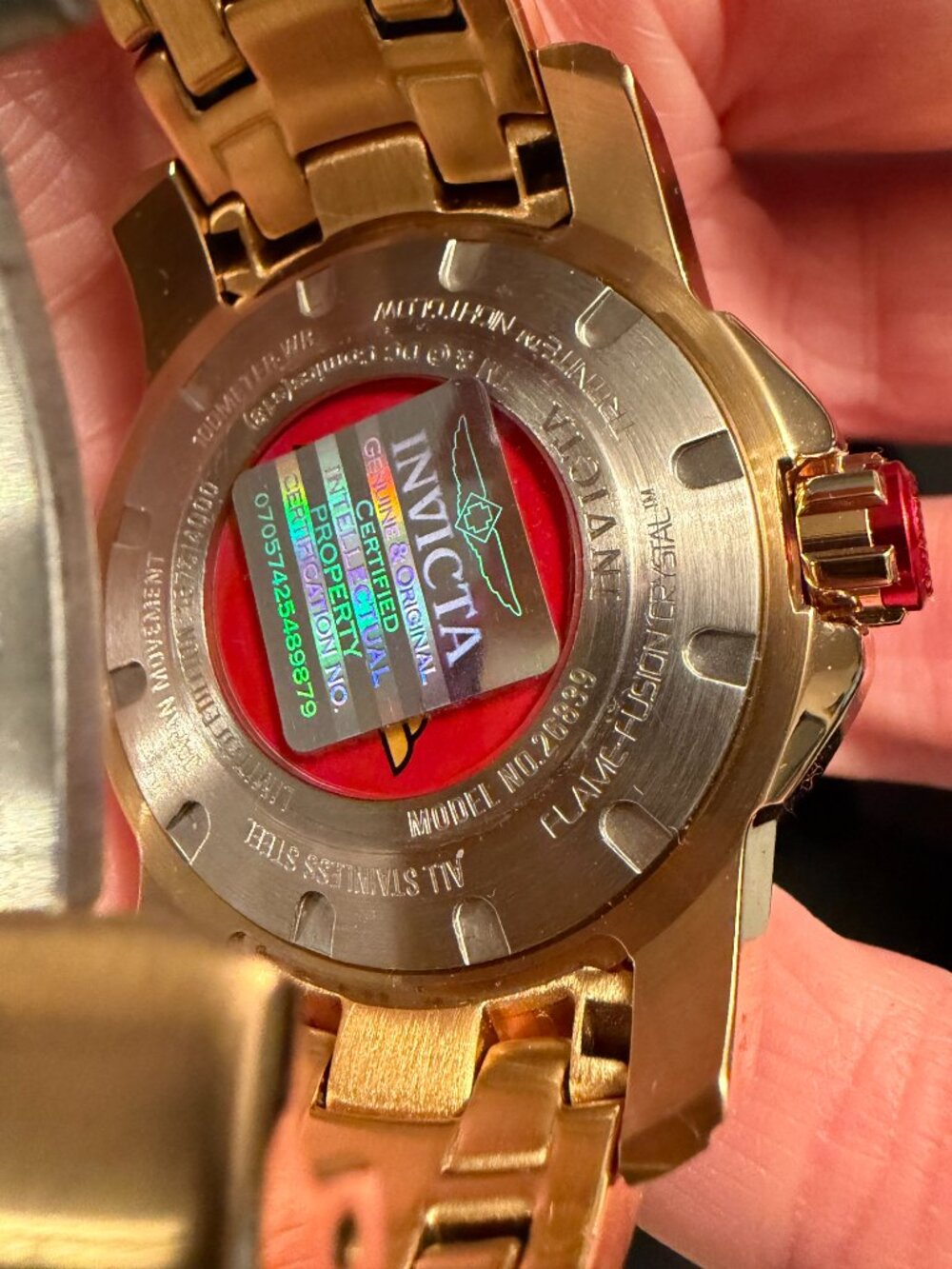 Invicta - Wonder Woman Watch - Gold, Red, Blue - OS - Picture 3 of 4